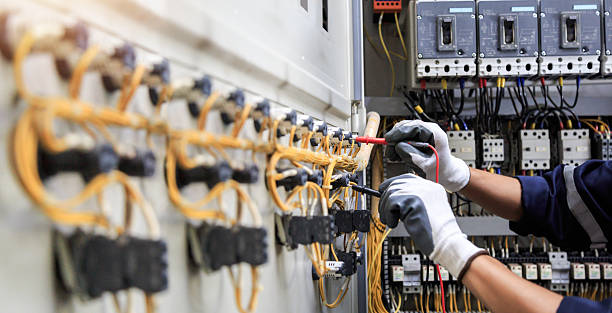 Professional Electrician technician working in Easton, PA